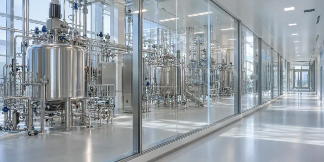 Illustrative pharmaceutical production facility